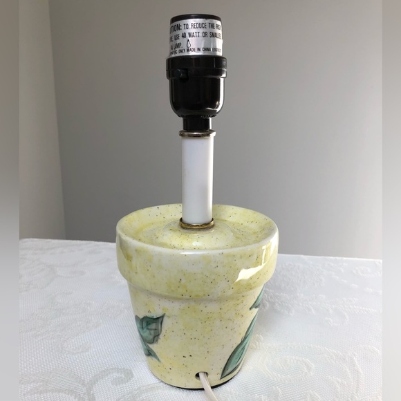Flowerpot Ceramic Lamp - Picture 4 of 8
